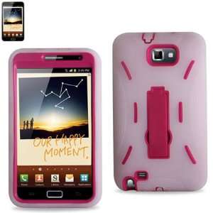  Pink/Clear Samsung Galaxy Note (i9220) Premium Heavy Duty 
