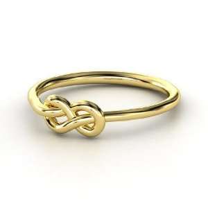  Forget Me Knot Ring, 18K Yellow Gold Ring Jewelry