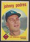1959 TOPPS JOHNNY PODRES EX+ LOS ANGELES DODGERS #495