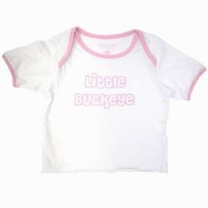  Ohio State Buckeyes Infant Baby Girls Walk On Pink Shirt 