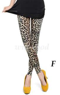 Fashion Sexy Womens Stockings Leopard Print Leggings Rock Tights 