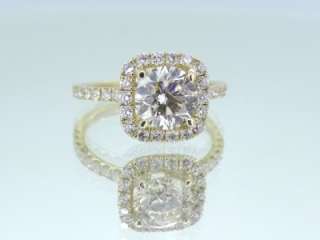 51 ct Round Brilliant Diamond Engagement Ring F Color SI1 Clarity 