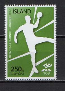 Olympic Games London Handball 2012 Iceland stamp MNH  