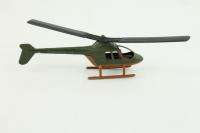 Vintage Plastic Metal Tootsie Toy Army Helicopter USA  