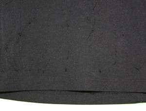 Noblesse sz 10 Womens Knit Skirt Black KC70  