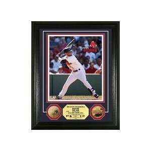  Boston Red Sox Dustin Pedroia 24KT Gold Coin Photomint 