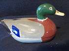 Vintage Goss Hand Painted Porcelain Duck Trinket Box