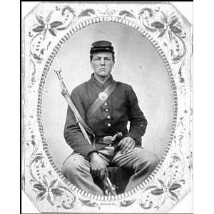  Portrait of Pvt. George A. Stryker,New York Regiment,U.S.A 