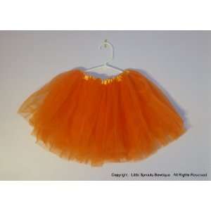  Basic Ballet Tutu  3 Layers of Tulle   Orange Everything 