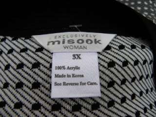 EXCLUSIVELY MISOOK gorgeous jacket, NWOT, in sz 3X,with fancy buttons 