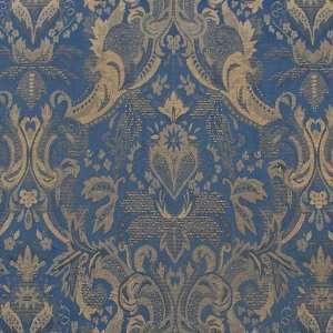  54 Wide Jacquard Whittington Dusk Blue Fabric By The 
