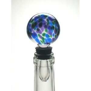  Henrietta Glass   Monet Mix Wine Stopper