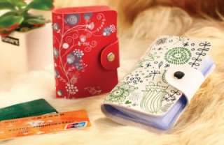   Green Name ID Credit Card Cards Case Holder Wallet Bag New Holi Pocket