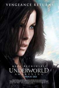 Mini Movie Poster   Underworld, Awakening, Kate Beckinsale, 7 x 5 