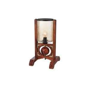  16.5H Wooden Accent Lamp