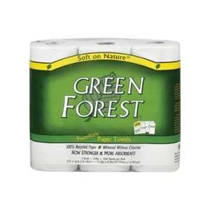 Green Forest, Paper Towels, White, 3.00 PK (Pack of 10)  