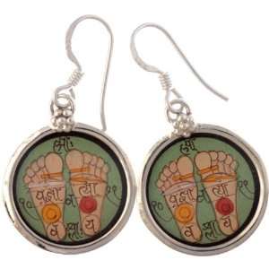  The Lotus Feet (Earrings)   Sterling Silver Everything 