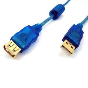  24K USB 2.0 High Speed Extension Cable / Male to Female 