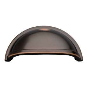   K43 OBH Oil Rubbed Bronze Highlighted Cup Pull
