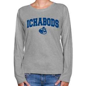  NCAA Washburn Ichabods Ladies Ash Logo Arch Long Sleeve 
