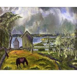  Hand Made Oil Reproduction   George Wesley Bellows   24 x 