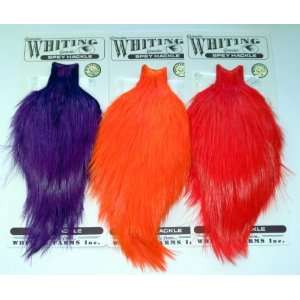  Whiting Farms Spey Hackle Rooster Capes   Silver Sports 