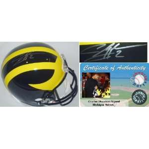  Charles Woodson Signed Michigan Replica Helmet Sports 