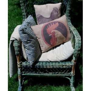 Very Farmhouse Rooster Pillow Grungy