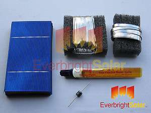 150 3x6 Solar Cells for Diy Panel Kit Wire Flux Diodes  