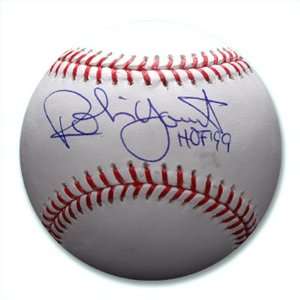 Robin Yount Autographed Ball   with HOF Inscription 