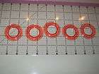 plastic snap 1inch orange eyelet grommets for purses 5 shower 