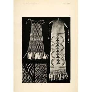  1904 Heliogravure Hoopa Hupa Valley Indian Headdress 