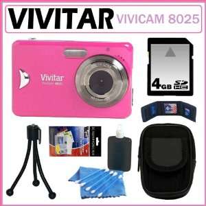  Vivitar ViviCam 8025 8.1MP Digital Camera with 8x Digital 