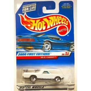 1999   Mattel / Hot Wheels   1968 Chevy El Camino (White)   2000 First 