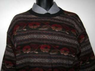  Vintage 100% Wool Sweater Mens M Medium  