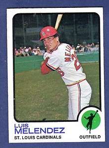 1973 Topps BB #47 Luis Melendez/Cards EX/MT  