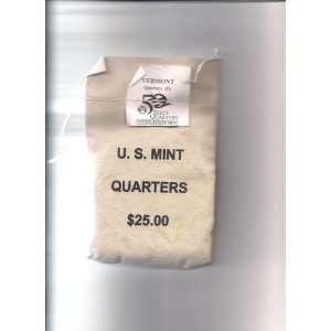  Vermont D U S Mint Bag 50 State Quarters $25.00 