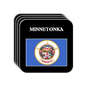  US State Flag   MINNETONKA, Minnesota (MN) Set of 4 Mini 