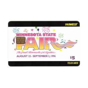  Collectible Phone Card $5. Minnesota State Fair (08/96 