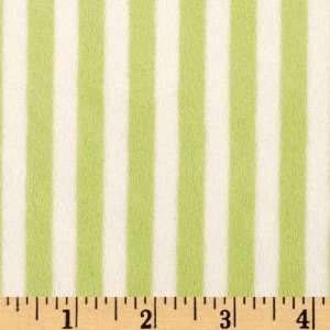  60 Wide Minky Cuddle Striped Mint Fabric By The Yard 