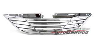   Replacement Grille Grill for Hyundai 2011 Sonata CHROME 11  