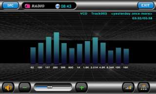 It supports Radio with FM and AM. RDS information display Is available 