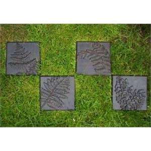  Fern Cast Iron Wall Plaques set of 4 Patio, Lawn & Garden
