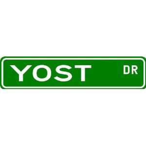  YOST Street Sign ~ Family Lastname Sign ~ Gameroom 
