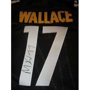 MIKE WALLACE SIGNED AUTOGRAPHED PITTSBURGH STEELERS JERSEY W/ HOLOGRAM 
