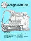 Laugh Makers magazine, 1990   McGurk the Clown, water ski boat made w 