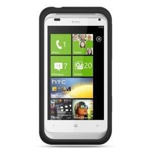    Black silicon skin phone case for the HTC Radar 4G 