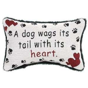  A Dogs Heart Tapestry Pillow
