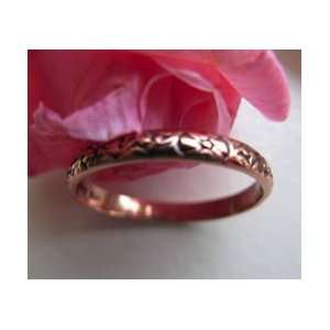  Solid Copper Ring CR019 Size 5 