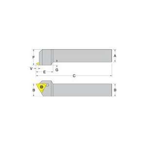   3B, Center Height .750, OAL 4.5, MGD .150, Insert Used 32_ , RH